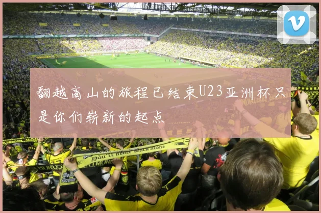 翻越高山的旅程已结束U23亚洲杯只是你们崭新的起点